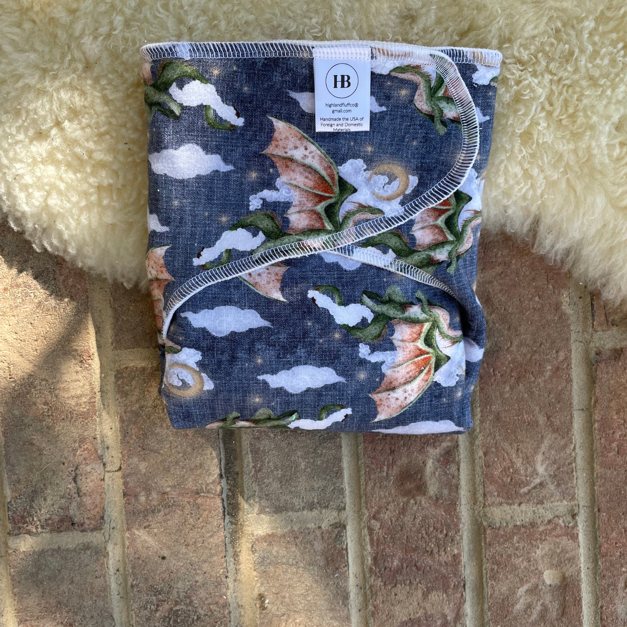 MOONDANCER - One Size Bamboo/Hemp Preflat w/booster