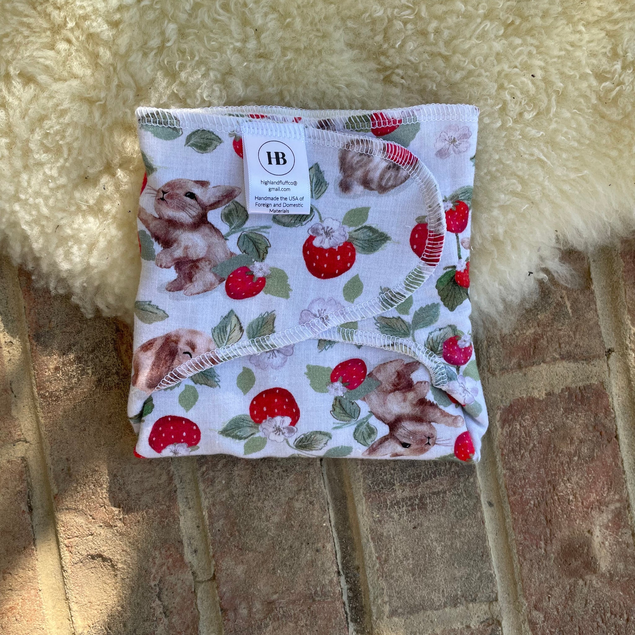 STRAWBUNNY - Newborn Hemp Preflat w/booster