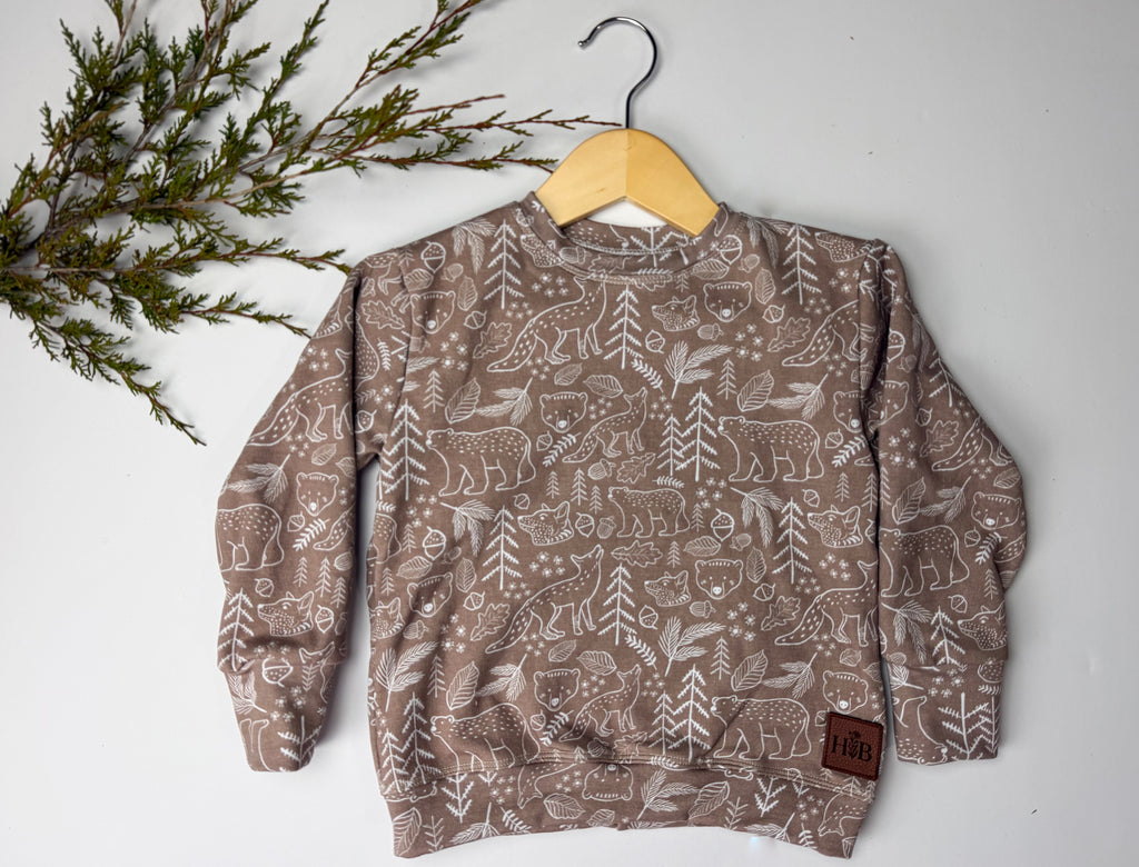 CLEARANCE Pullover - Forest Friends