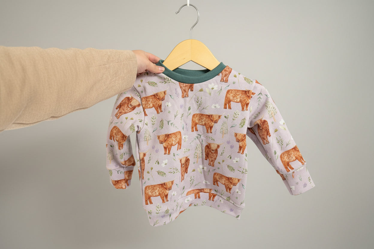 Ready to Ship Pullover - Moo in Bloom
